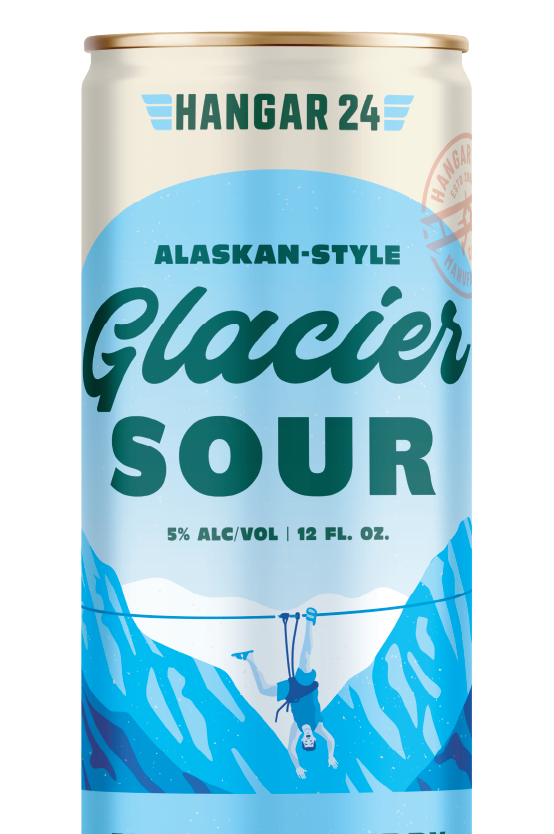 Glacier Sour can shot half