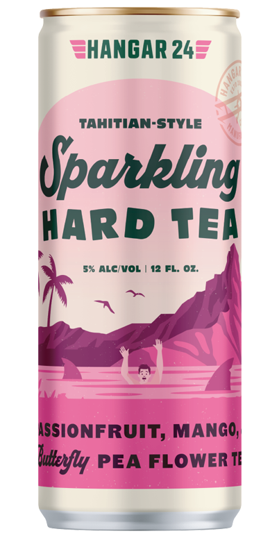 Tahitian Style Sparkling Hard Tea can
