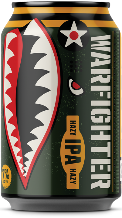 Warfighter Hazy IPA beer