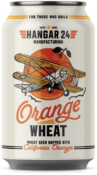Orange Wheat Beer can image